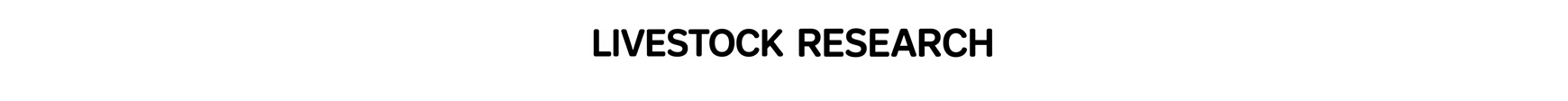 Livestock Research